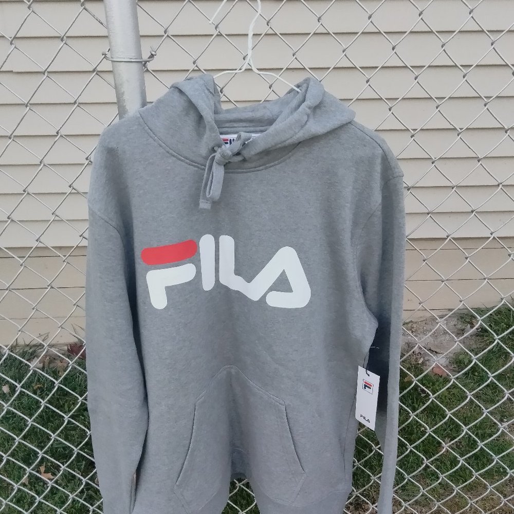 Fila Fiori Hoodie Size XL Gray NWT
